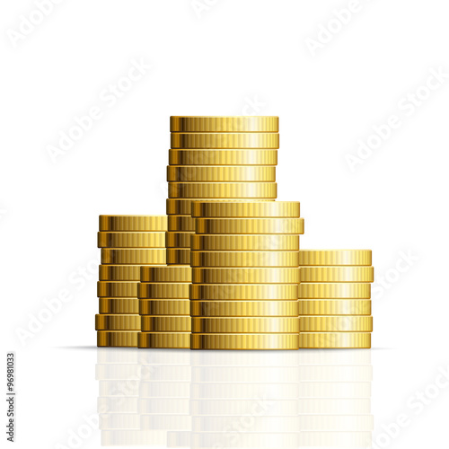 Coins stack