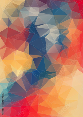 abstract background consisting of angular