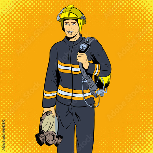 Firefighter comics character