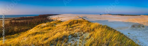 Panel kuchenny z motywem Panorama, wydmy wschód słońca