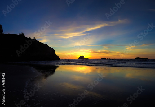The Beach at Sunset © Jeffrey Schwartz