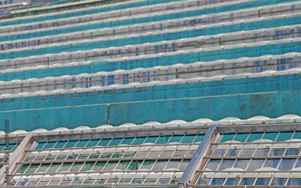 Obraz premium stands of the stadium of football without the people