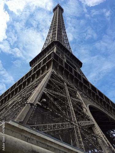 Paris - La Tour Eiffel - Le Sacré coeur - panoramique
