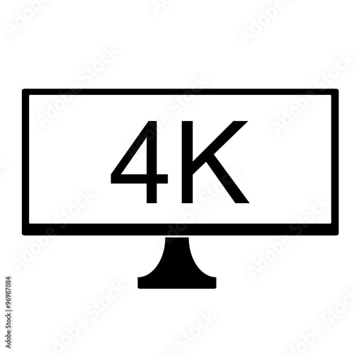 TV 4K schwarz