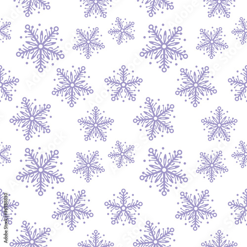 Abstract seamless pattern with snowflakes/Stock vector illustration Abstract seamless winter pattern with snowflakes
