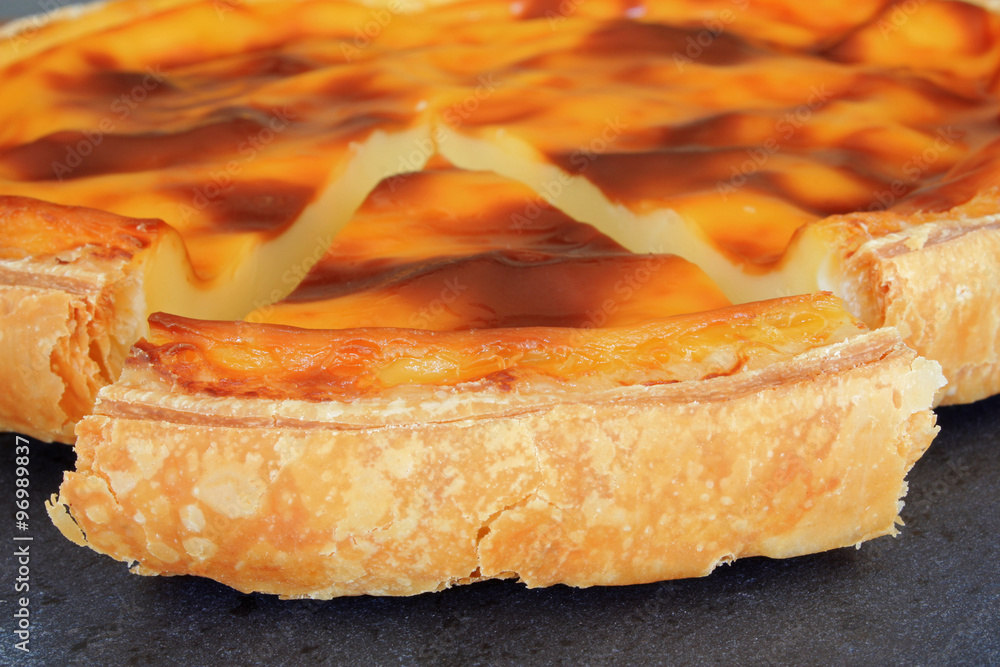 Foto Part de flan pâtissier