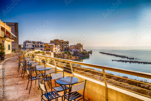 Coffee tables on the Adriatic sea © Vivida Photo PC