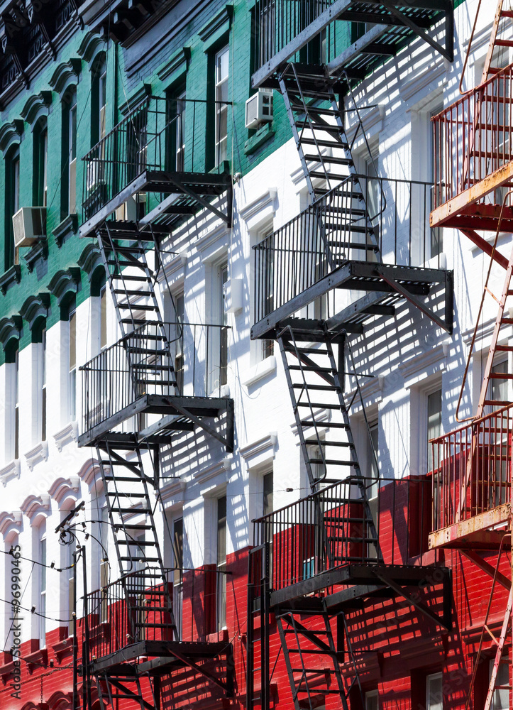 Obraz premium Little Italy Buildings in Manhattan, New York City