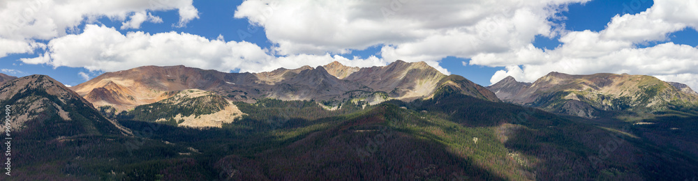 Colorado Rocky Mountain National Park Panoramic Landscape