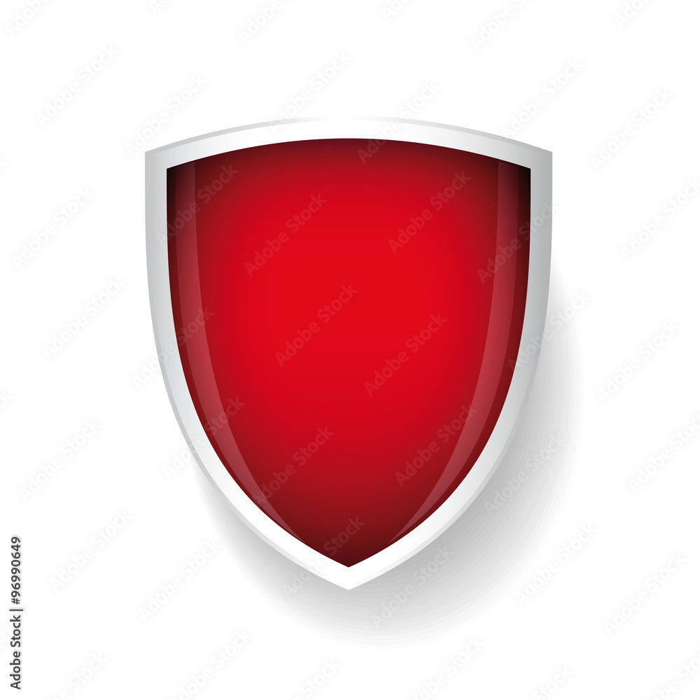 Vector shield red Vector shield red