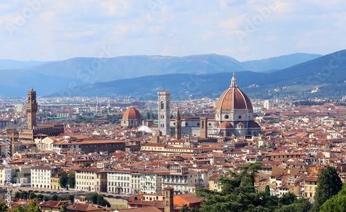 Italy FLORENCE perfect panoramic view everything in focus