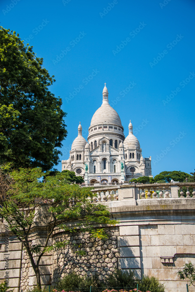 Paris - SEPTEMBER 12, 2012: Basilique du Sacre Coeur on Septembe