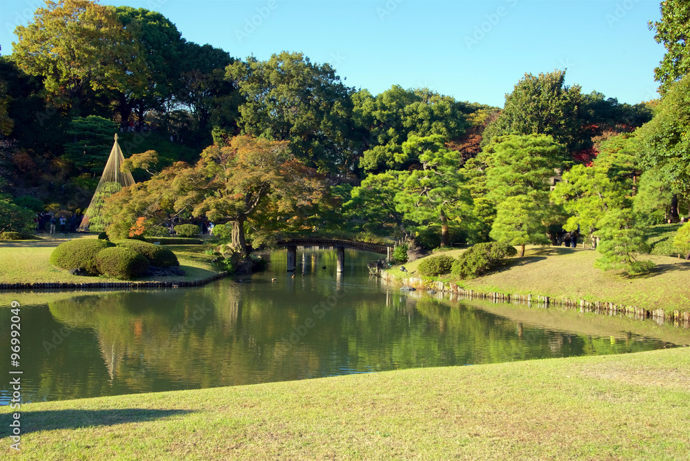 Rikugien Garden, ,Tokyo, Japan - Tokyo's most beautiful Japanese landscape garden 