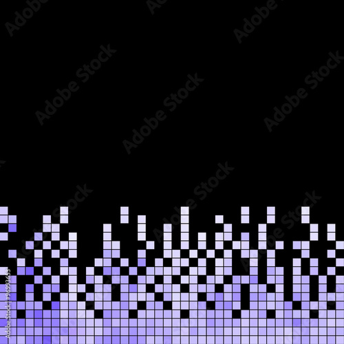 abstract vector square pixel mosaic background