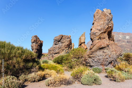 Roques de Garcia, Teide National Park, Tenerife, Canary Islands, Spain