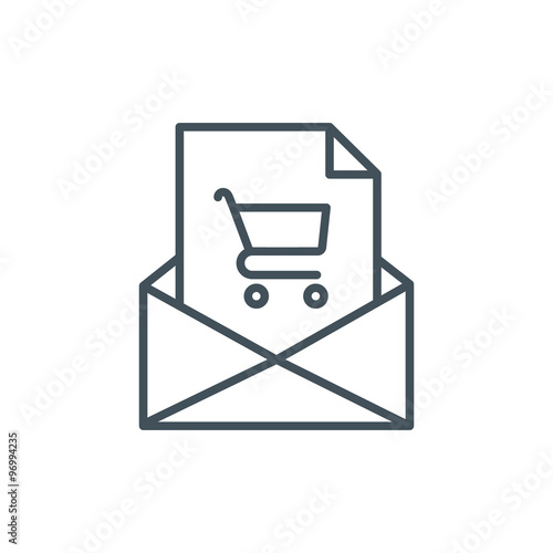 Email icon suitable for info graphics, websites and print media.
