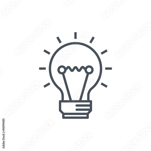 Fotografia Creative lamp icon