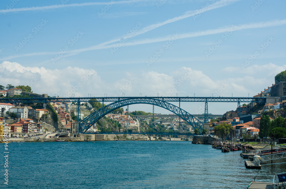 Dom Luis bridge in Porto, Portugal