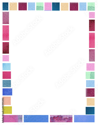 abstract watercolor border background design Stock Photo | Adobe Stock