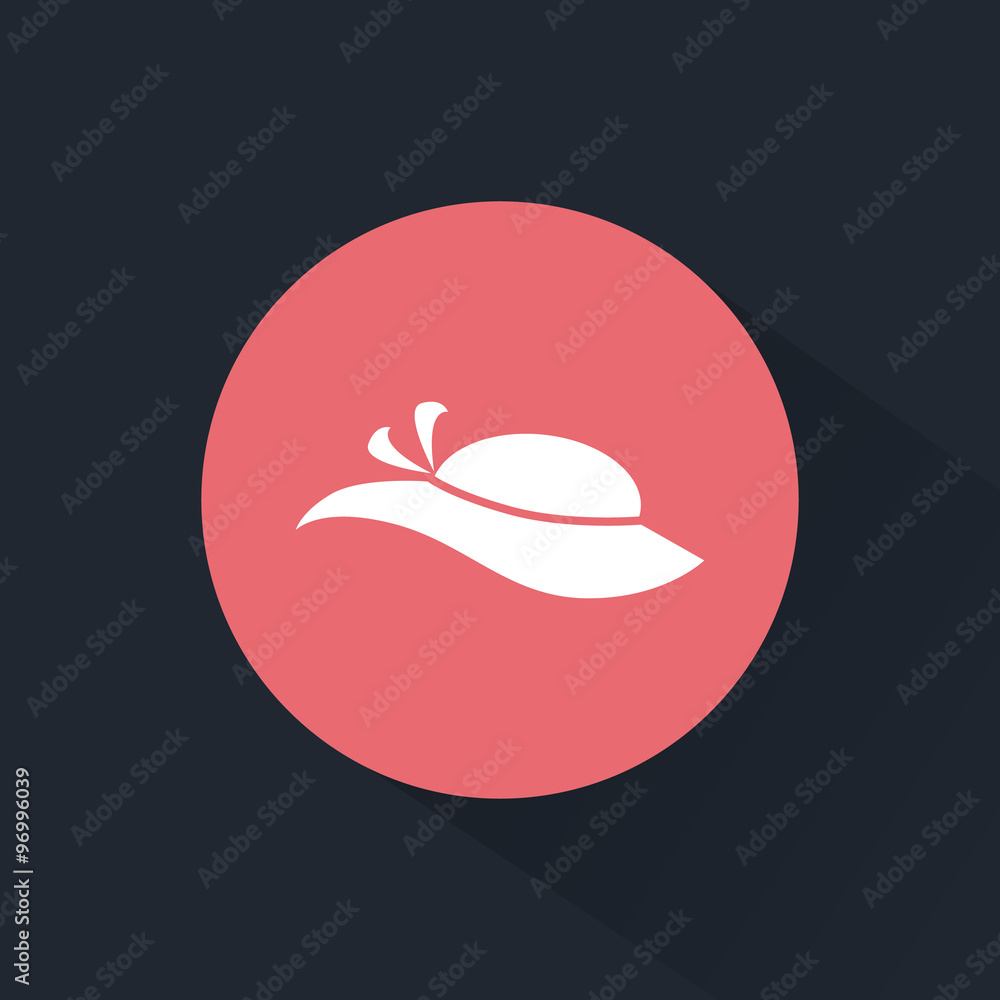 Women hat icon
