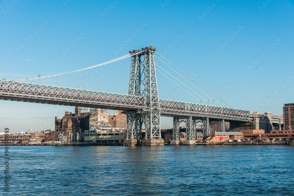 Naklejka premium Williamsburg bridge in New York