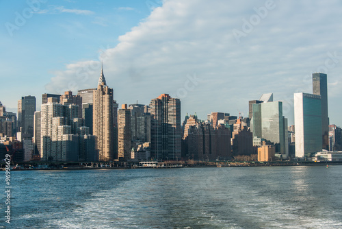 Panorama of downtown Manhattan in New York #96996679