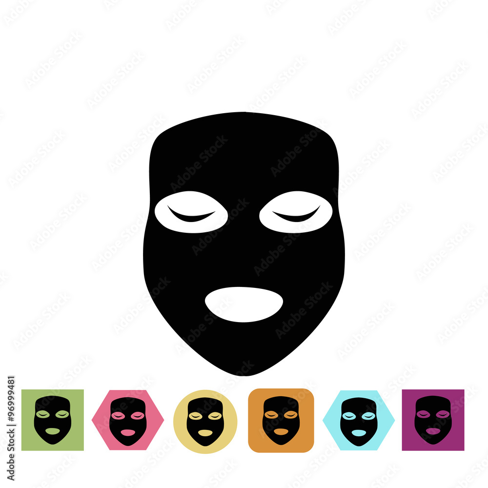 Cosmetic mask icon