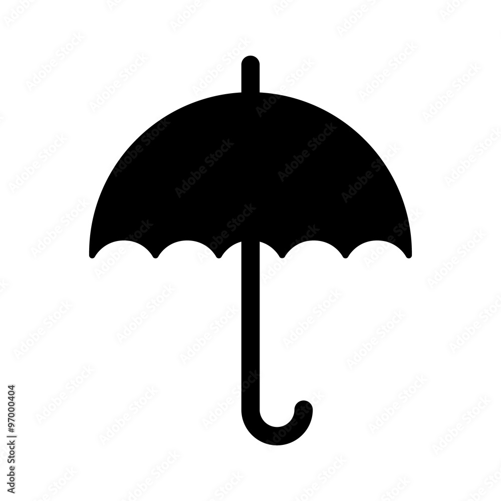 Umbrella flat icon for apps and websites Umbrella flat icon for apps and websites