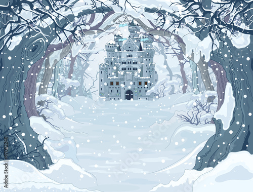 Magic Winter Castle #97002240