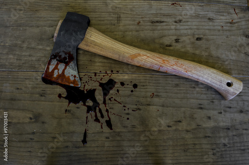 Obraz na plátně Bloody Ax