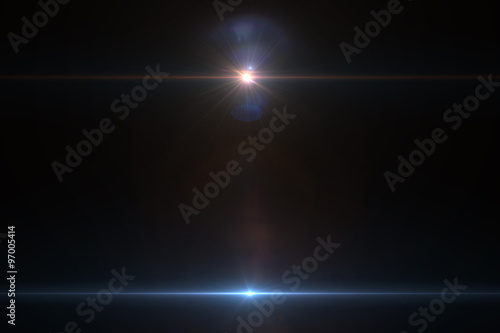 Lens flare effect