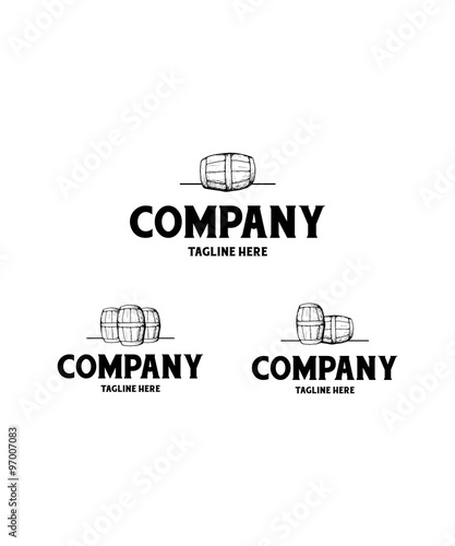 Beer Barrel Hand Drawing style