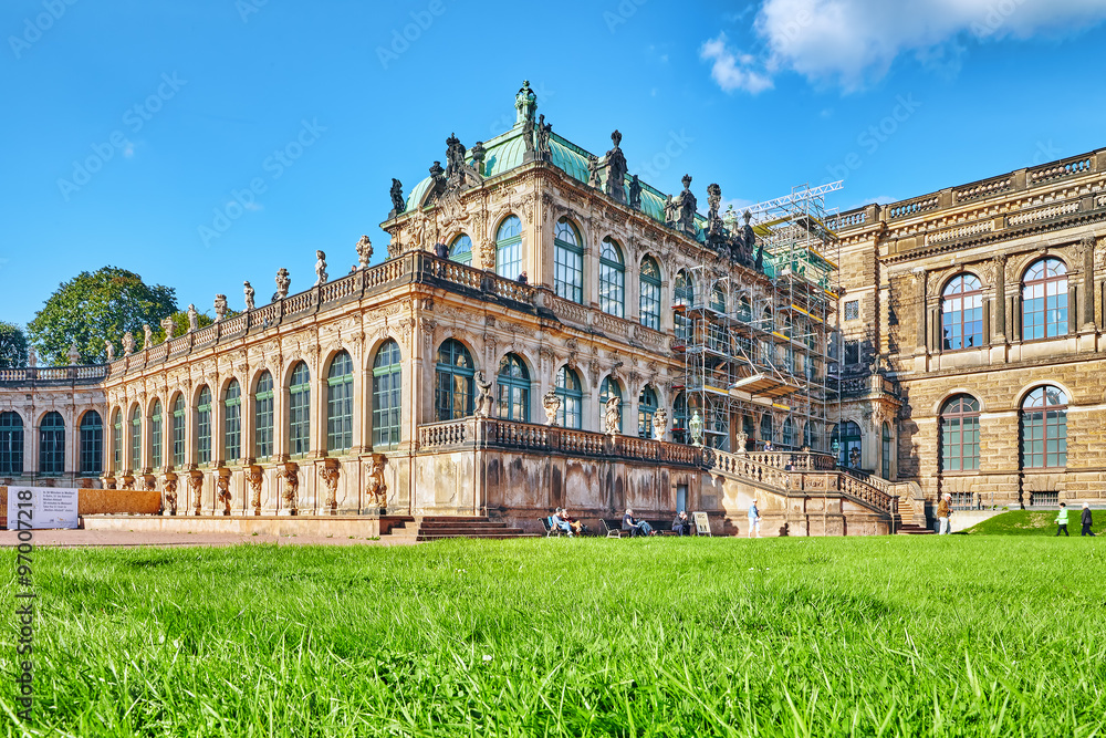 DRESDEN,GERMANY-SEPTEMBER 08,2015: Zwinger Palace (Der Dresdner