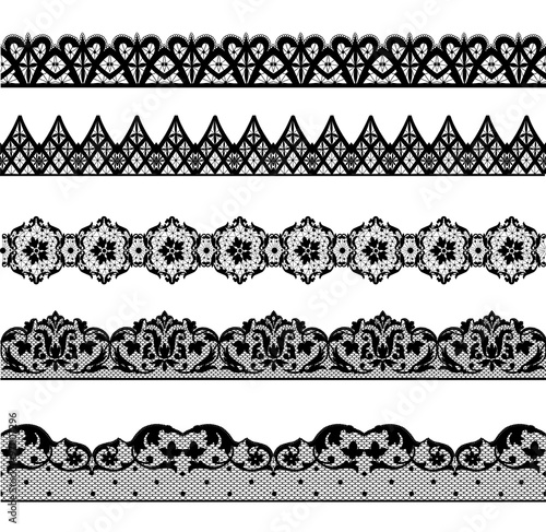 Set lace borders