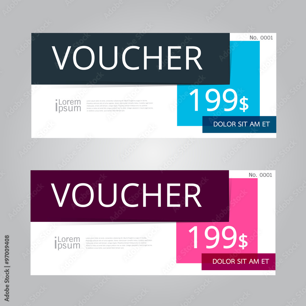 Vector design for Gift Voucher, Coupon Vector design for Gift Voucher, Coupon