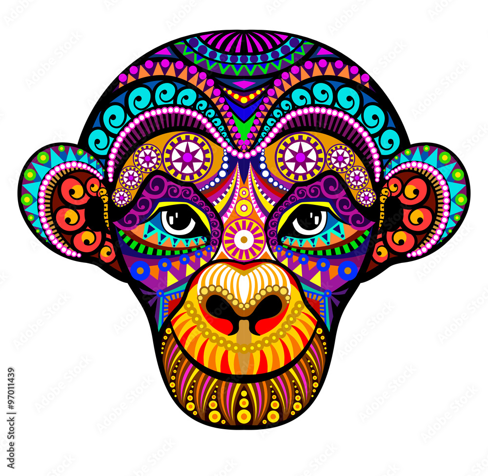 Colorful Tribal Animal Art