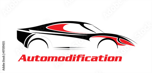 car. Elegant car illustration