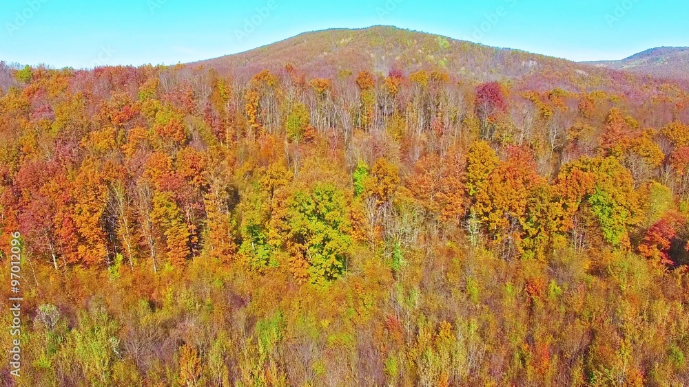 Flying over the mountains at autumn season. Flying over the mountains at autumn season.