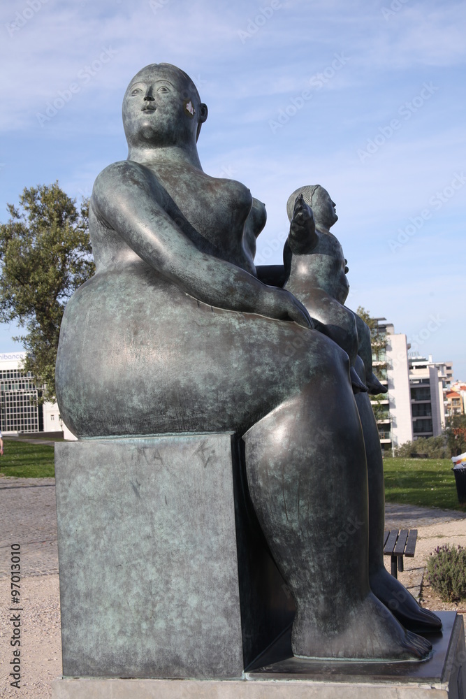 Obraz premium Statue at Bulgaria
