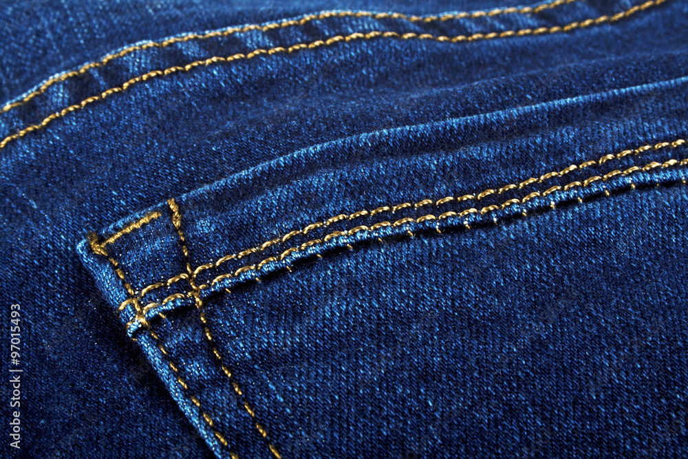 Background with texture of blue denim Background with texture of blue denim