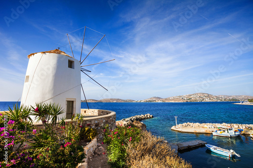 Parikia town, Paros island, Cyclades, Greece photo