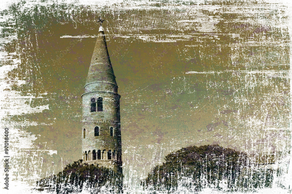 Duomo di Caorle grunge