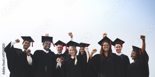 фотографія Students Graduation Success Achievement Concept