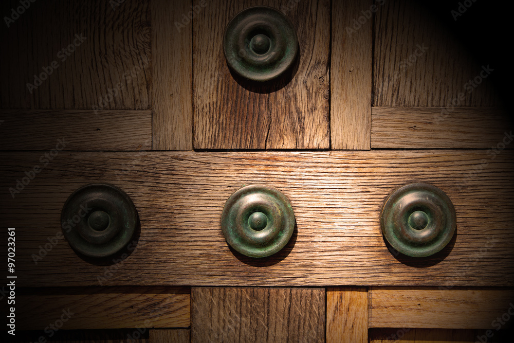 in london antique brown door rusty brass nail and light in london antique brown door rusty brass nail and light
