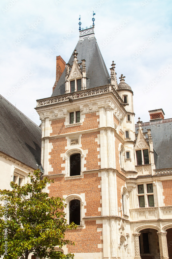 Château de Blois, aile Louis XII, chapelle Saint-Calais et galerie Charles d'Orléans, Loir et Cher, Val de Loire