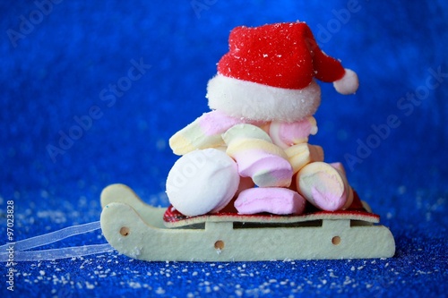 christmas marshmallow  photo