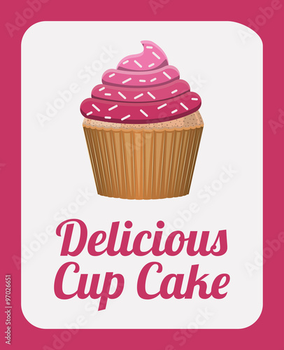 delicious cupcake design 