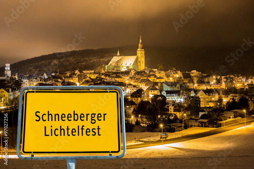 Lichtelfest in der Bergstadt Schneeberg photo