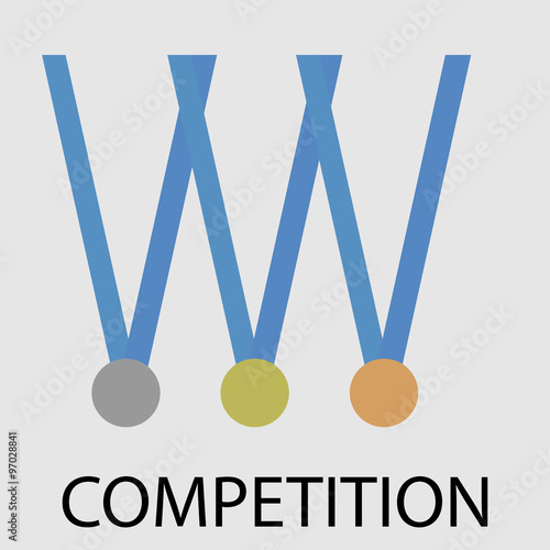 Competition icon medals