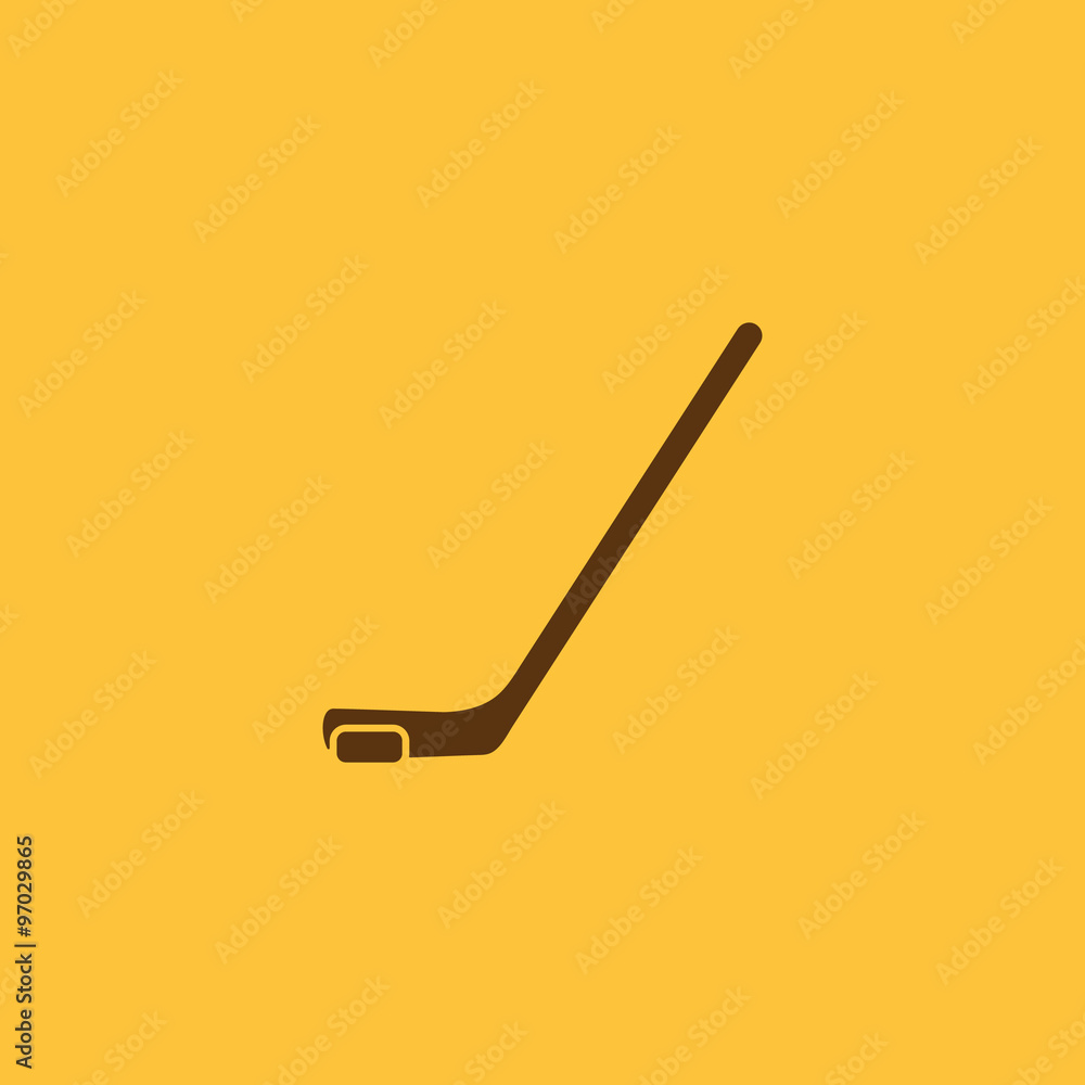 Hockey icon. Game symbol. Flat Hockey icon. Game symbol. Flat